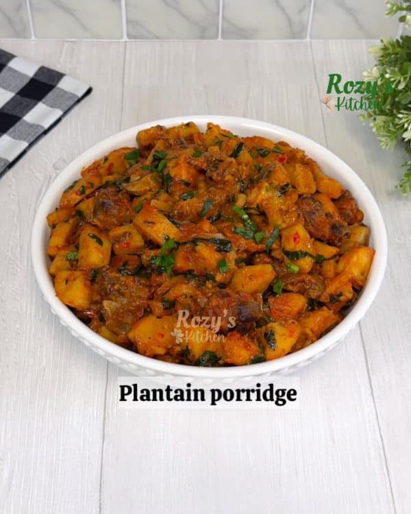 PLANTAIN PORRIDGE